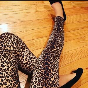 Zara leopard skinny jean